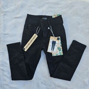 Monkey Ride Jeans Black Size 5/27 Ultra Soft Stretch Mid Rise Skinny Fit